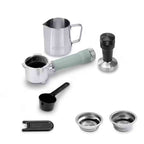 Delonghi EC890GR Dedica Duo Espresso Machine with Advanced Milk Steam Wand & Cold Brew Option in Green