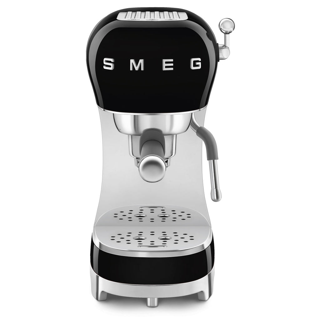 Smeg 50's Style Retro ECF02BLUK Espresso Coffee Machine - Black