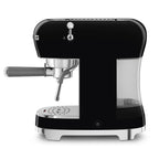 Smeg 50's Style Retro ECF02BLUK Espresso Coffee Machine - Black