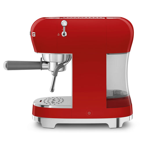 Smeg 50's Style Retro ECF02RDUK Espresso Coffee Machine - Red