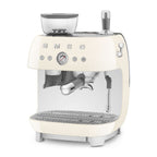 Smeg 50's Style Retro EGF03CRUK Espresso Coffee Machine - Cream