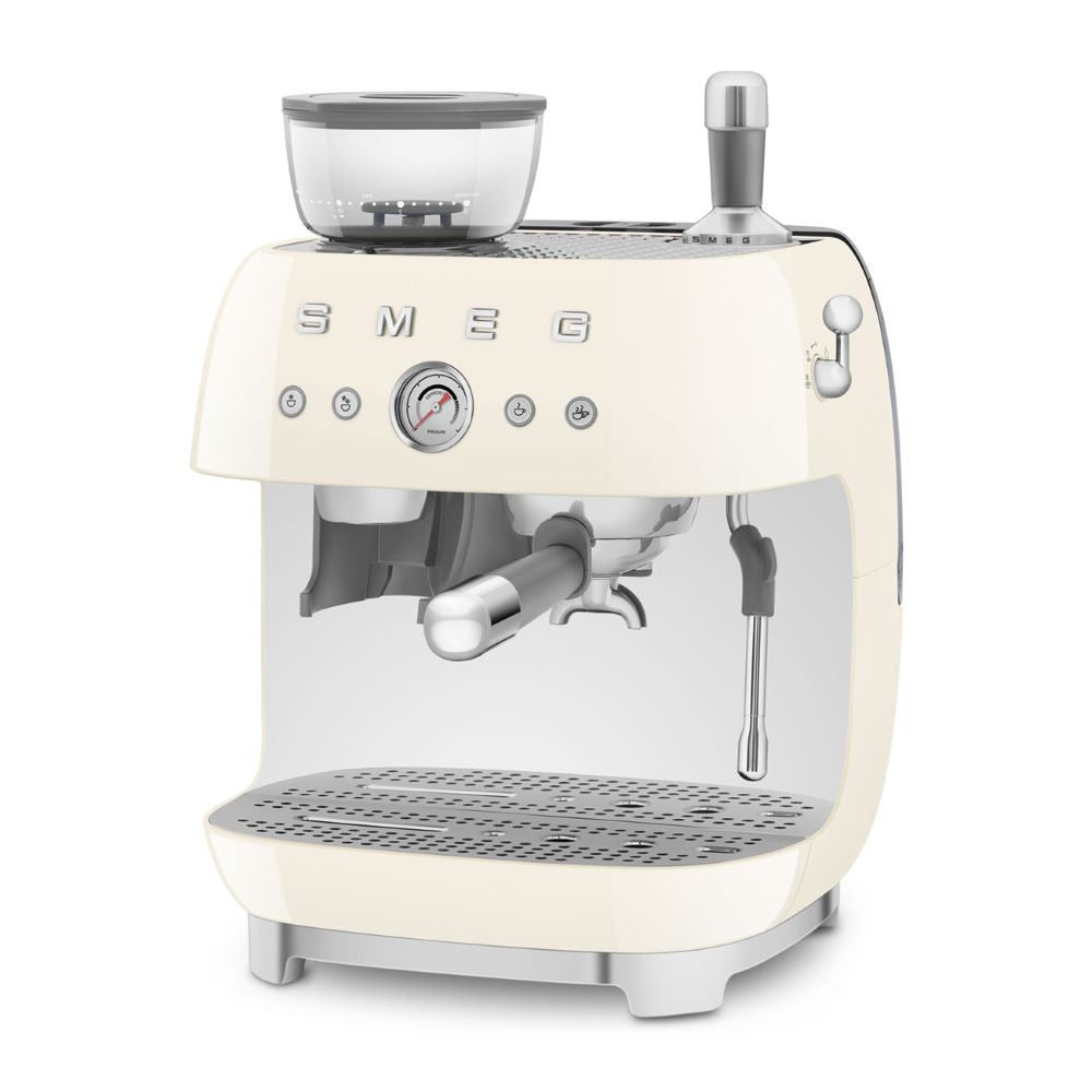 Smeg 50's Style Retro EGF03CRUK Espresso Coffee Machine - Cream