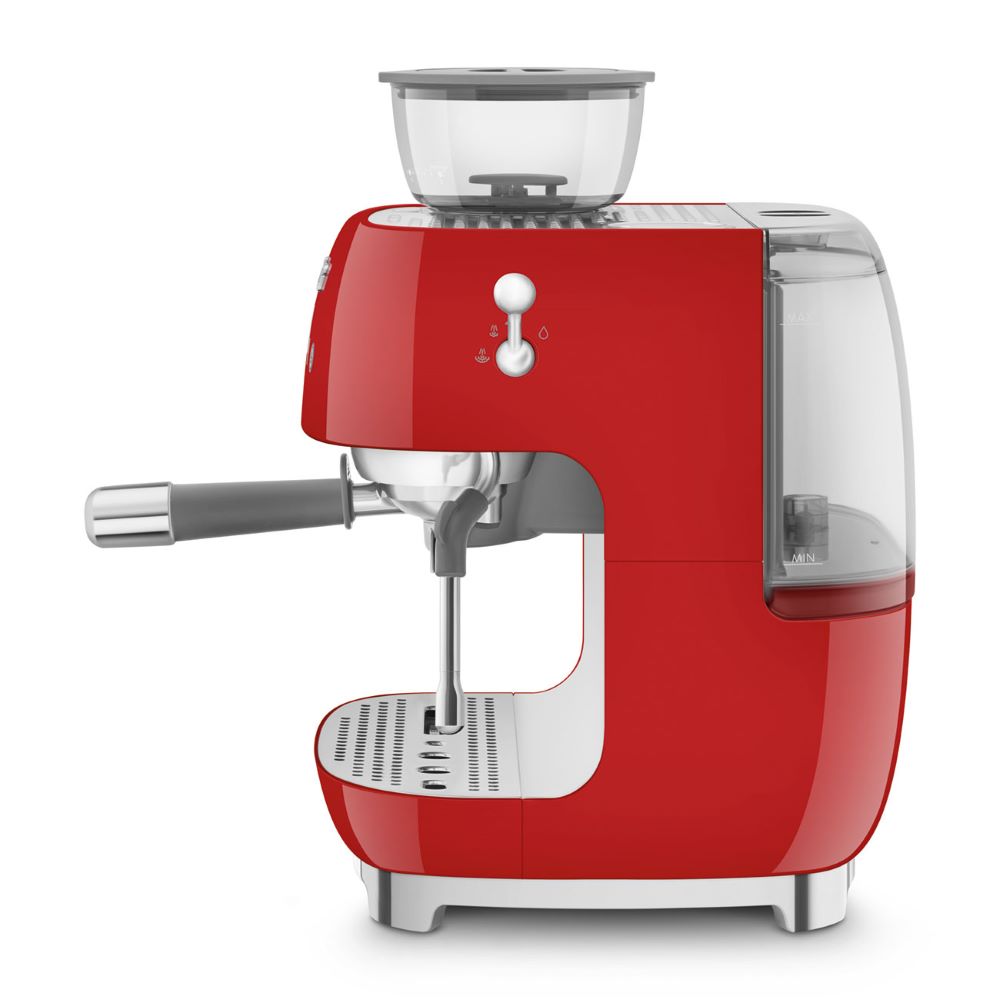Smeg 50's Style Retro EGF03RDUK Espresso Coffee Machine - Red