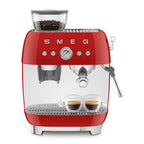 Smeg 50's Style Retro EGF03RDUK Espresso Coffee Machine - Red