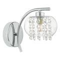 Elma Wall Light Polished Chrome & Glass<br>Polished Chrome