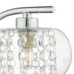 Elma Wall Light Polished Chrome & Glass<br>Polished Chrome