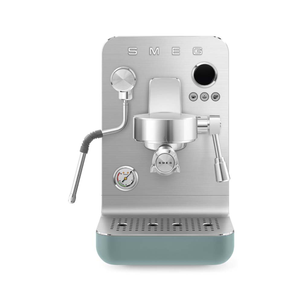 Smeg EMC02EGMUK Mini Pro Espresso Coffee Machine in Emerald Green
