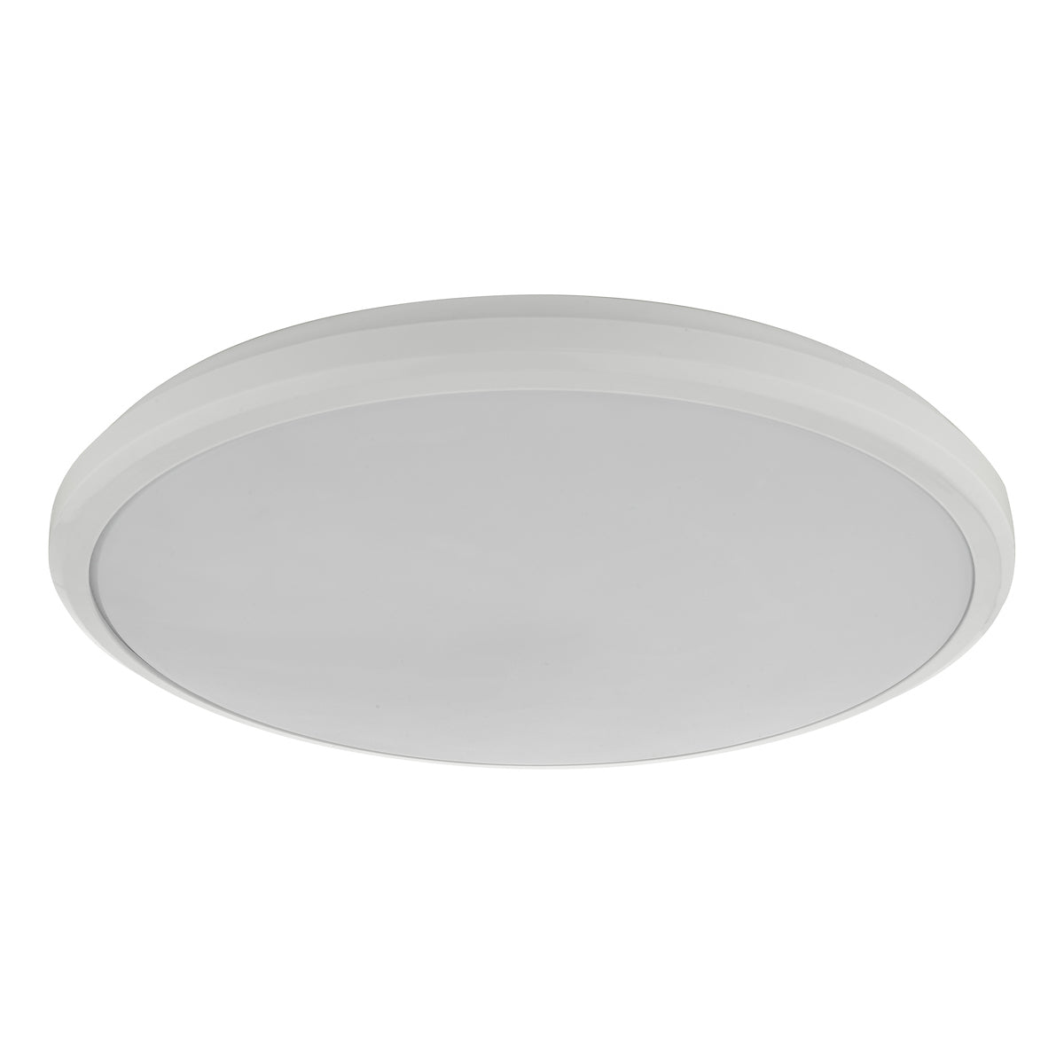 Emmett Bathroom Flush White Acrylic IP44 LED White