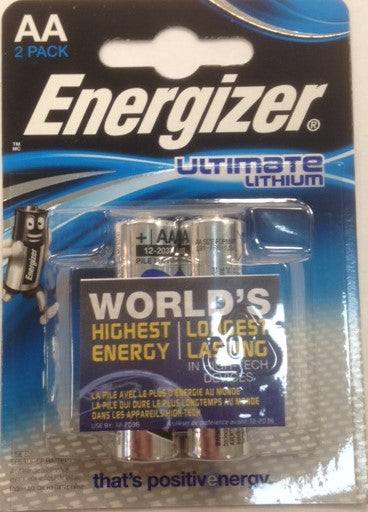 Energizer  Lithium 2xAA Batteries