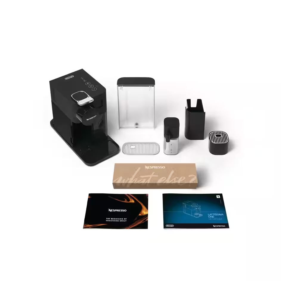 Delonghi EN510.B Nespresso Lattissima One Capsule Coffee Machine with Milk Frothing - Black