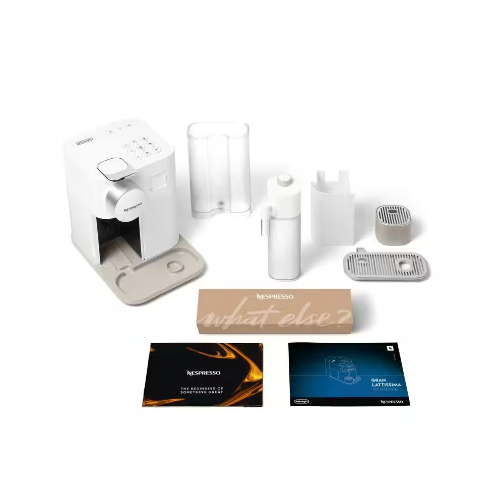 Delonghi EN640.W Nespresso Gran Lattissima Capsule Coffee Machine with Milk Frothing - White