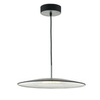 Enoch Pendant Matt Black & Stainless Steel LED<br>Matt Black