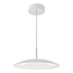 Enoch Pendant White Stainless Steel LED<br>Matt White