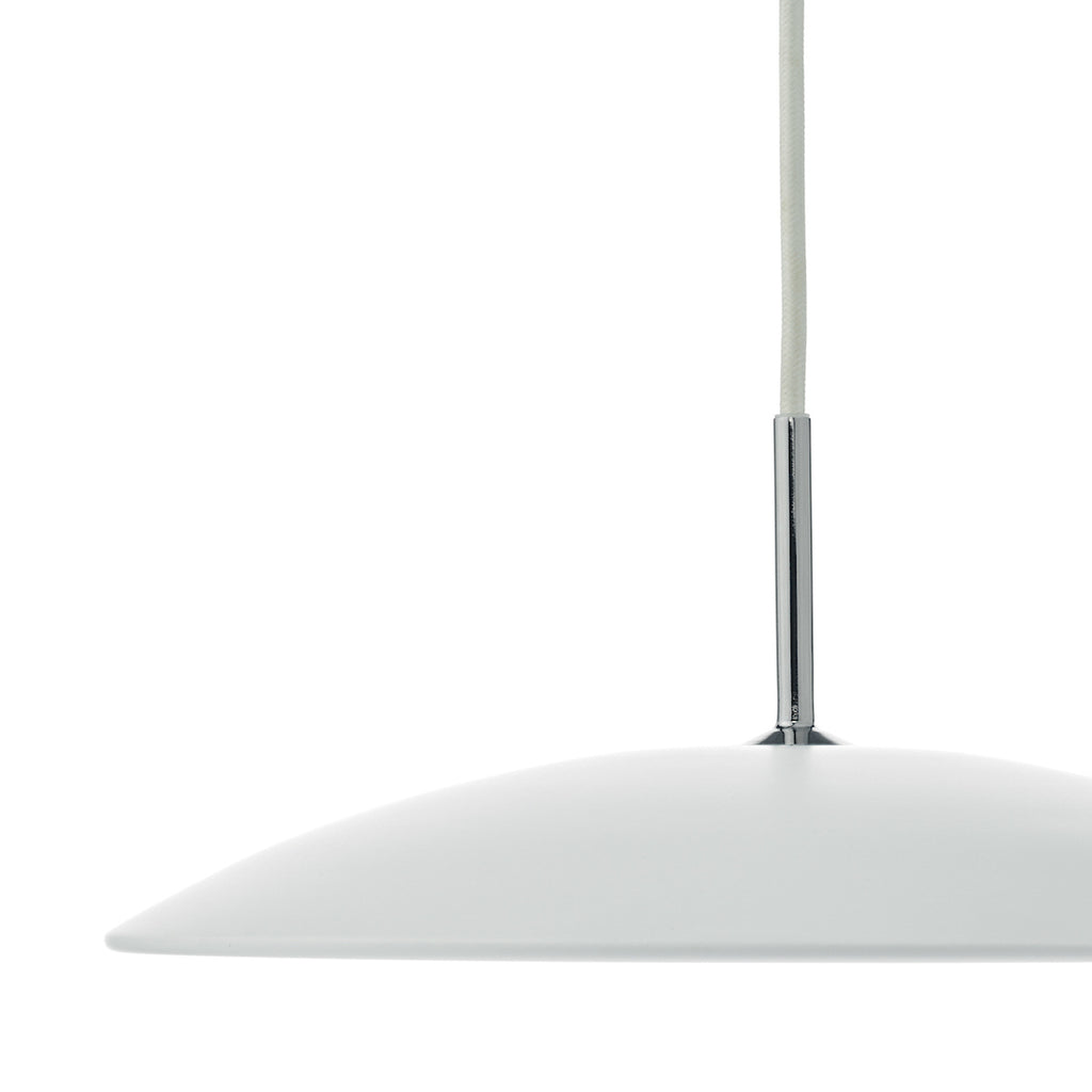 Enoch Pendant White Stainless Steel LED<br>Matt White