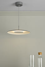 Enoch Pendant Matt Grey Stainless Steel LED<br>Matt Grey
