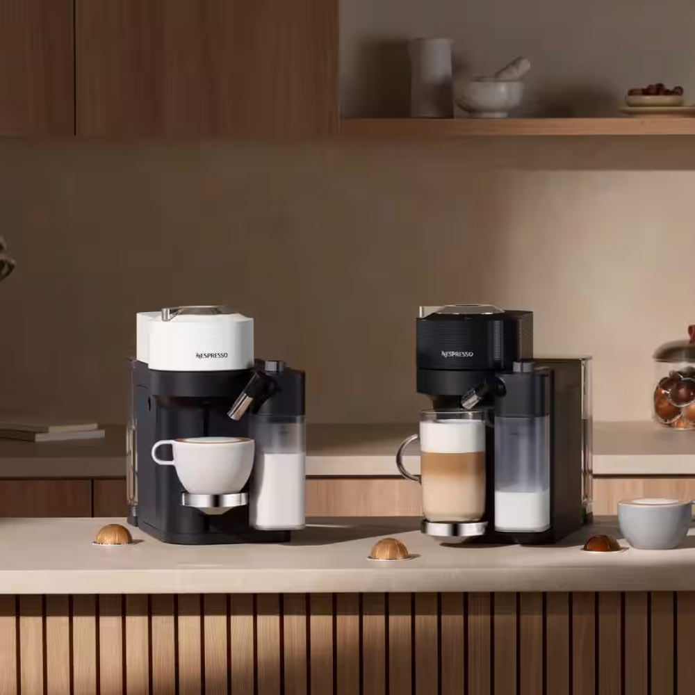 Delonghi ENV300.W Nespresso Vertuo Lattissima Capsule Coffee Machine with Milk Frothing - White
