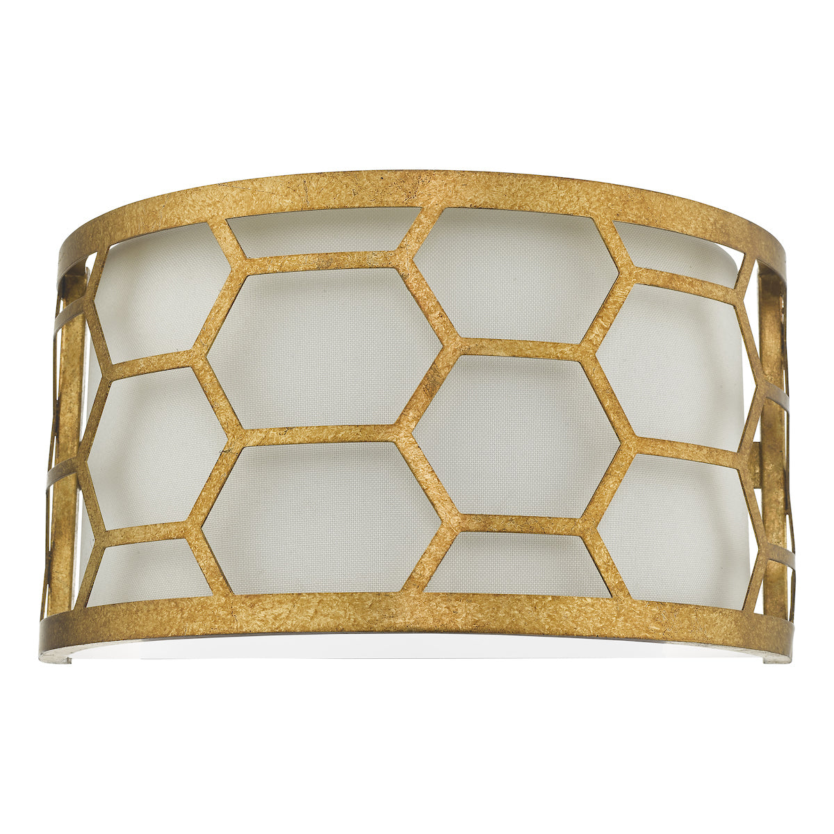 Epstein 1 Light Wall Light Gold & Ivory<br>Distressed Gold Leaf