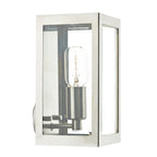 Era Outdoor Wall Light Stainless Steel Glass IP44<br>Polished Stainless Steel