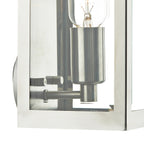 Era Outdoor Wall Light Stainless Steel Glass IP44<br>Polished Stainless Steel