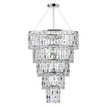 Escala 6 Light Round Crystal Pendant<br>Crystal