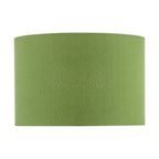 Etzel Green Linen Drum Shade 30cm<br>Green