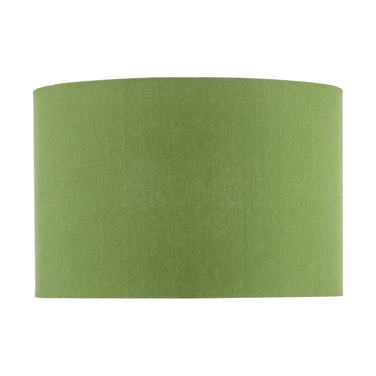 Etzel Green Linen Drum Shade 30cm<br>Green