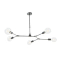 Euphemia 5 Light Pendant Black<br>Satin Black