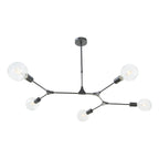 Euphemia 5 Light Pendant Black<br>Satin Black