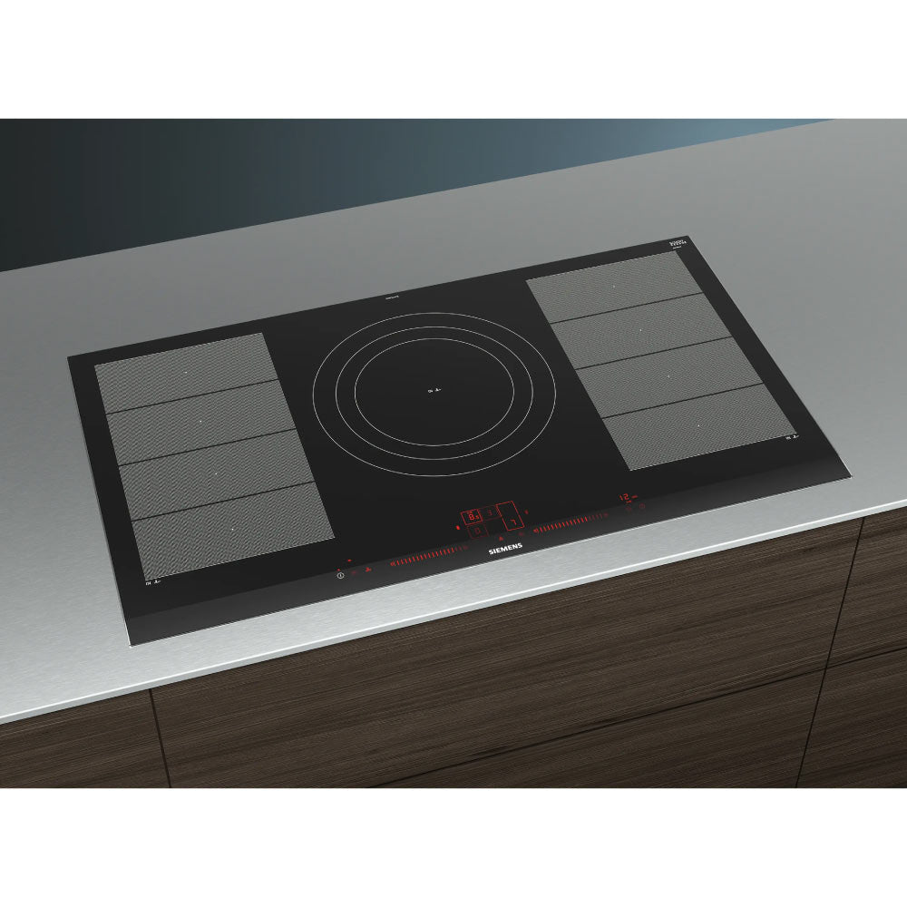 Siemens EX975LVV1E IQ700 90cm Induction Hob - Black 