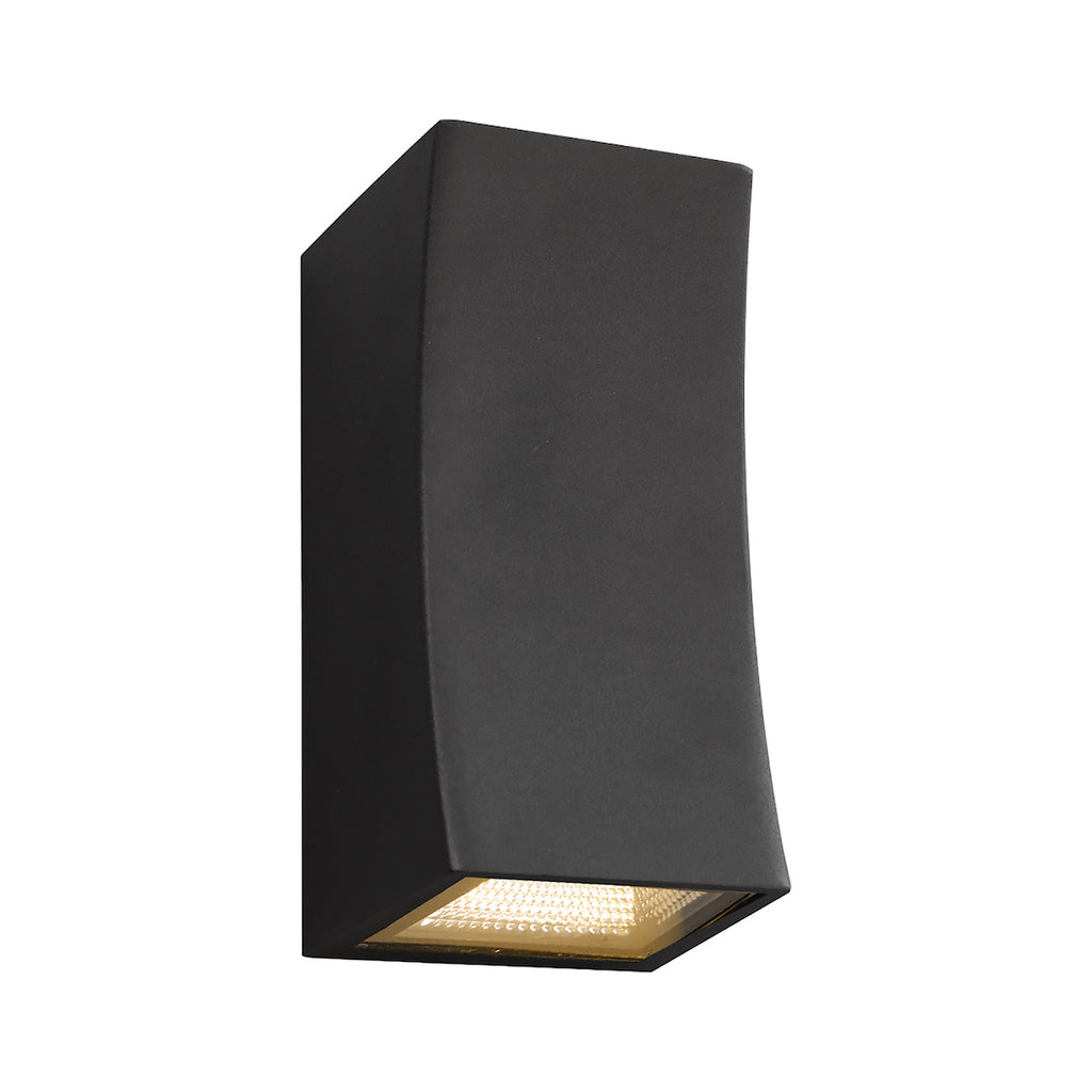 Exeter Outdoor 2 Light Wall Light Dark Grey IP44 LED<br>Matt Grey