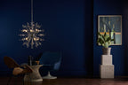 Exodus 8 Light Pendant Polished Chrome Crystal<br>Polished Chrome