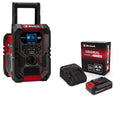 Einhell VTE-CR 18 Li DAB+/FM/BT - Solo Cordless Radio 18V With 1 x 2.5 Ah Battery