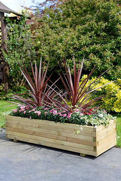 Grange ERP Elite Rectangular Planter 120 x 40cm - Green