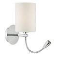Feta Wall Light LED Polished Chrome Base Only<br>Polished Chrome
