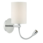 Feta Wall Light LED Polished Chrome Base Only<br>Polished Chrome