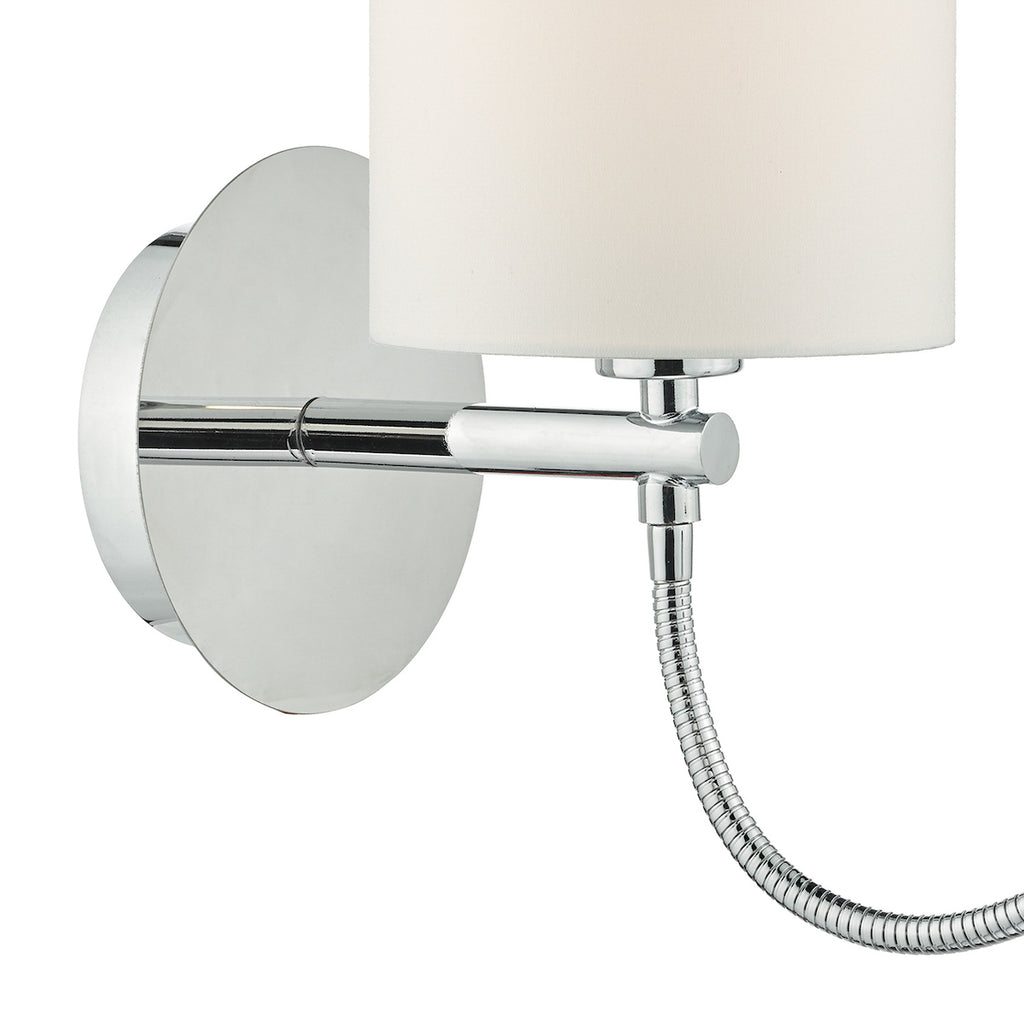 Feta Wall Light LED Polished Chrome Base Only<br>Polished Chrome