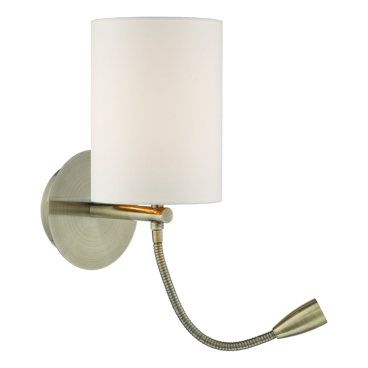 Feta Wall Light LED Antique Brass Base Only<br>Antique Brass