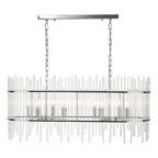 Finola 8 Light Bar Pendant Polished Chrome Glass<br>Glass