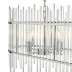 Finola 8 Light Bar Pendant Polished Chrome Glass<br>Glass