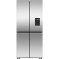 Fisher & Paykel Series 7 Contemporary RF500QNUX1 79cm Wifi Connected Plumbed Quad Door Frost Free Fridge Freezer - Stainless Steel