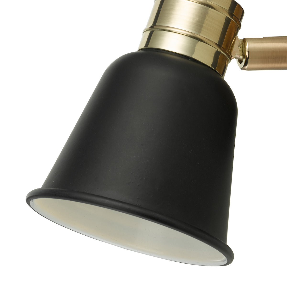 Fry Single Wall Spotlight Black & Rose Gold<br>Matt Black