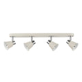 Fry 4 Light Bar Spotlight Cream Polished Chrome<br>Matt Cream