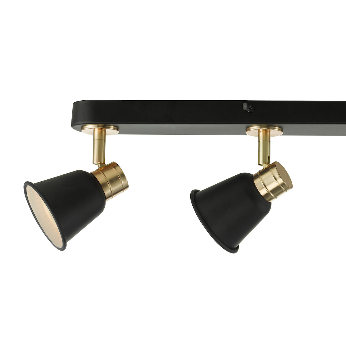 Fry 4 Light Bar Spotlight Black & Rose Gold<br>Matt Black