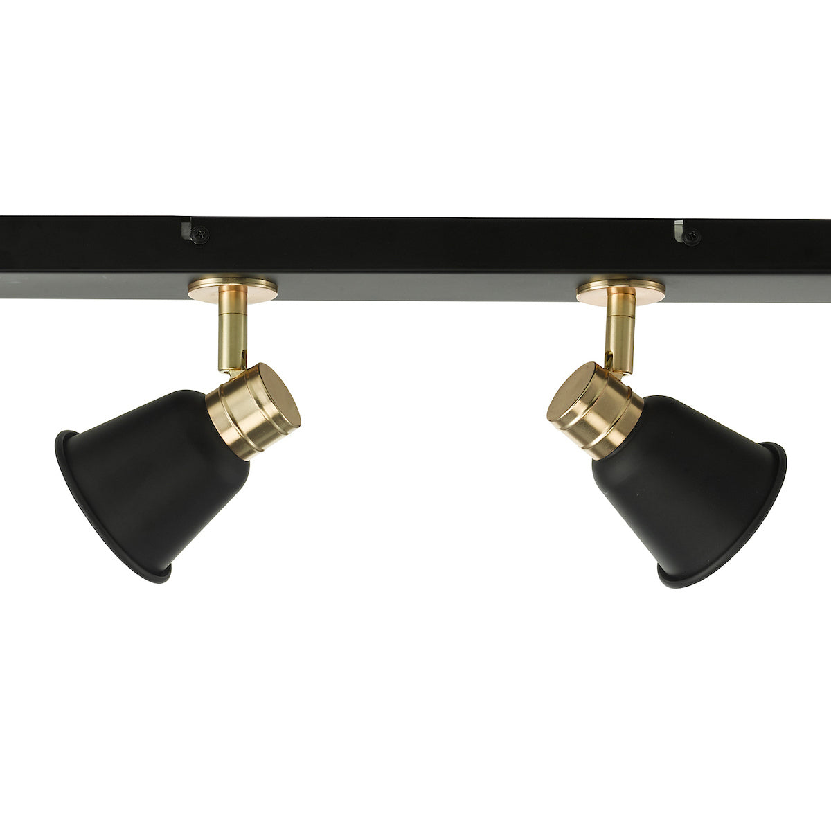 Fry 4 Light Bar Spotlight Black & Rose Gold<br>Matt Black