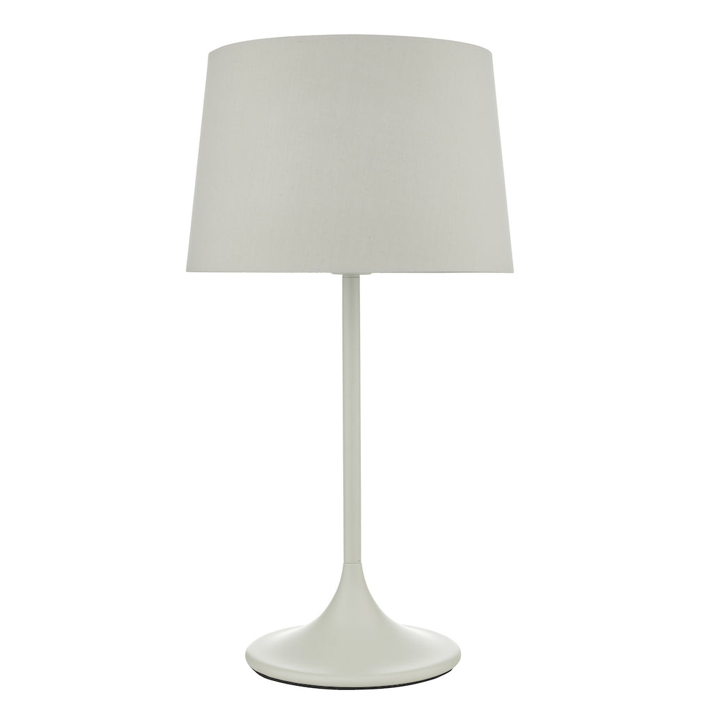 Funchal Table Lamp Grey With Shade <br>Matt Grey