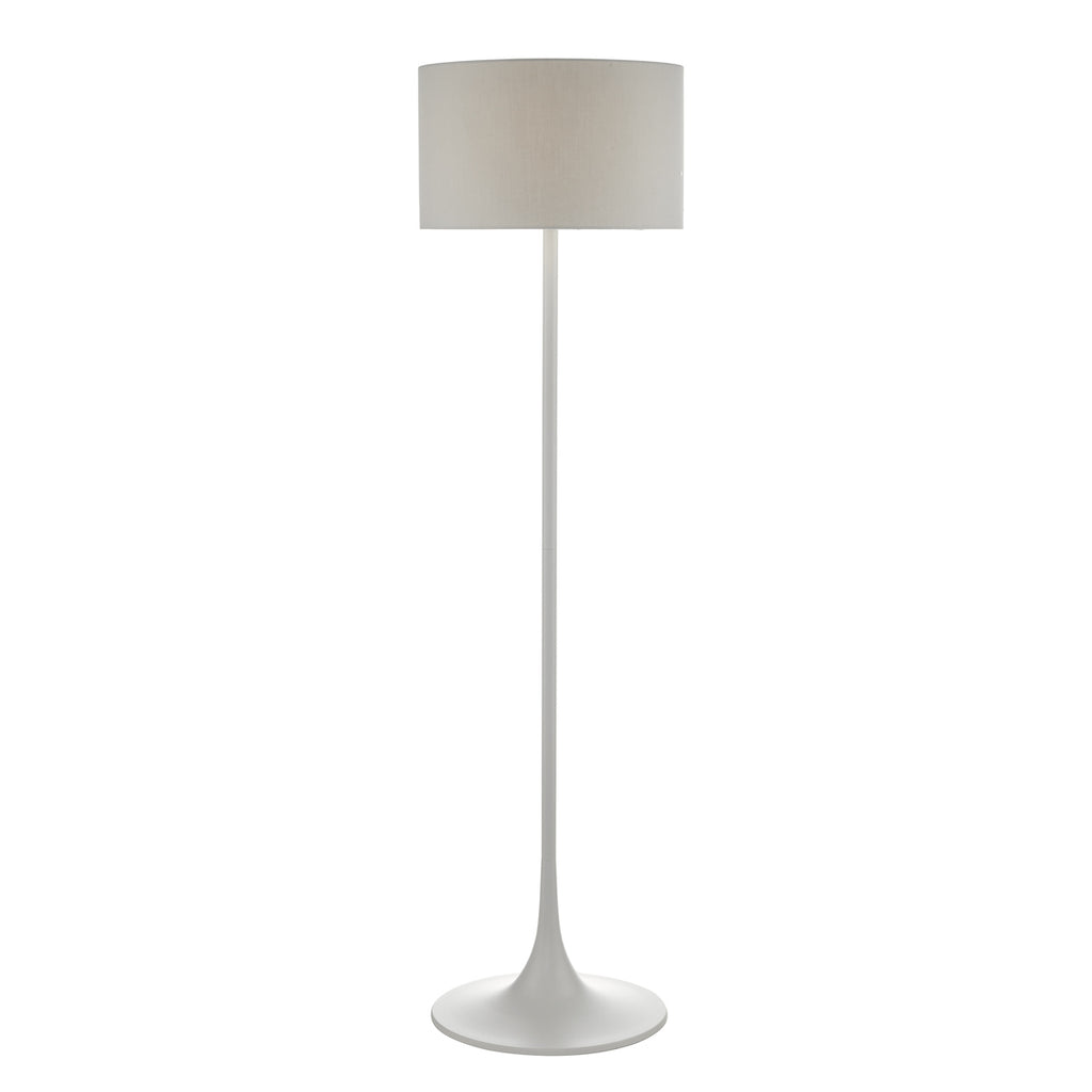 Floor Lamp Grey With Shade <br>Matt Grey