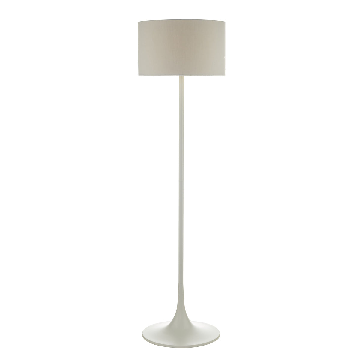 Floor Lamp Grey With Shade <br>Matt Grey