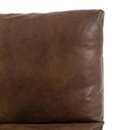 Foix Lounger Brown Leather