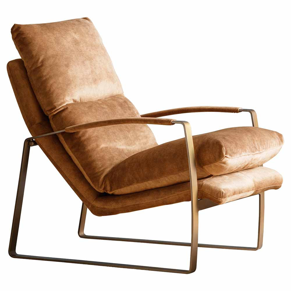 Foix Lounger Ochre