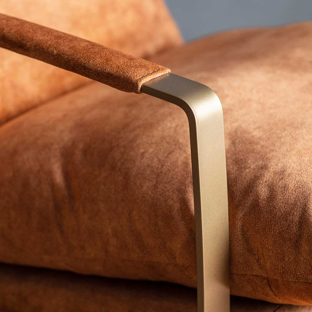 Foix Lounger Ochre